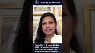 How Long Does H1B Renewal Take Without Premium Processing? #h1bvisa H1b Visa Extension Time