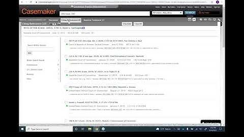 Using the Citator: Casemaker Legal to Fastcase