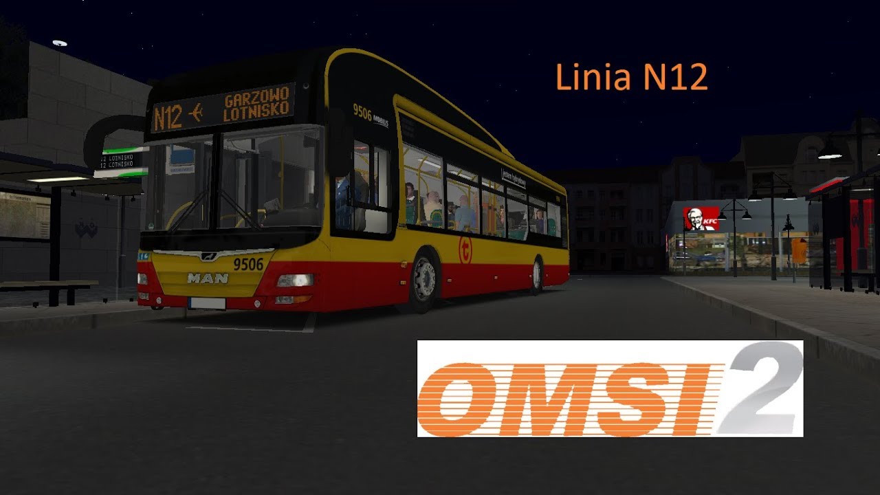 OMSI 2 Pobarowo Linia N12 MAN Lion's City Hybrid