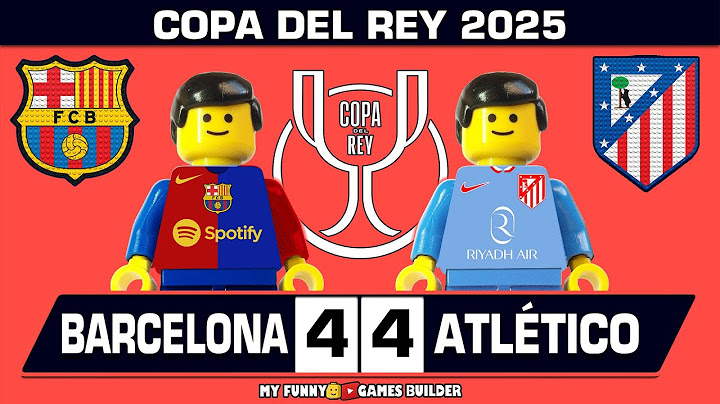 Barcelona vs Atlético Madrid 4-4 | Copa del Rey 2025 Goals Highlights lego