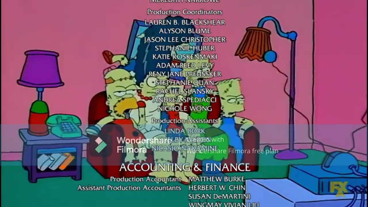 Megamind The Button of Doom Treehouse of Horror End Credits (2011-1990)