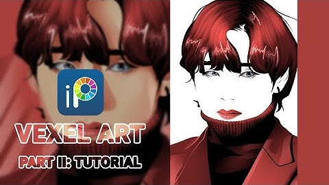 PART II: VEXEL ART TUTORIAL [CLOTHES AND HAIR] | BTS KIM TAEHYUNG | @ibisPaint