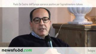 Paolo De Castro: dall'Europa speranze positive per l'agroalimentare italiano