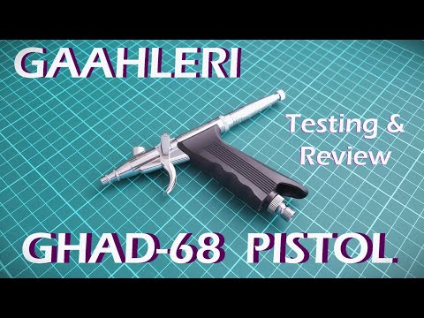Gaahleri GHAD-68 Pistol-Grip Airbrush Testing & Review