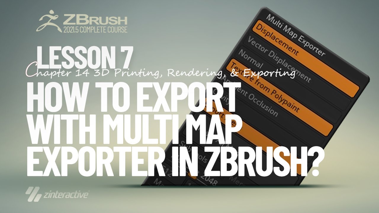how to export multiple geo to zbrush