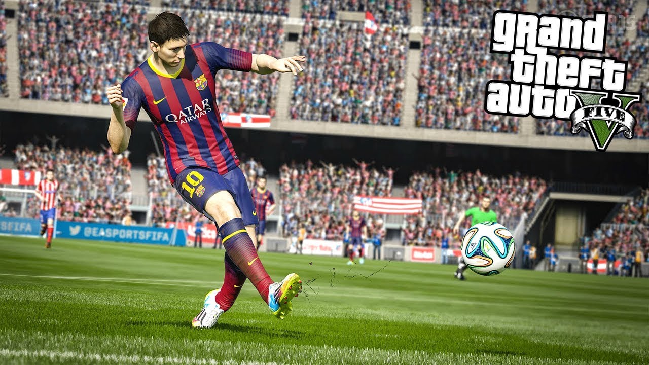 SOCCER/FOOTBALL MOD!!! (GTA 5 REAL LIFE PC MODS) YouTube