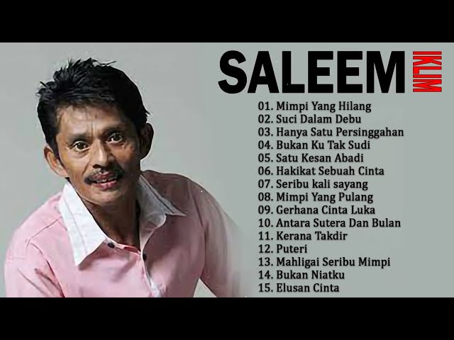 The Best Of Saleem Iklim - Lagu Malaysia Lama Terbaik class=