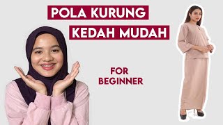 Pola Kurung Kedah Paling Mudah