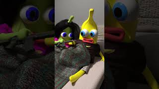 POV: you don't want to get out of bed😂 #banana #funny