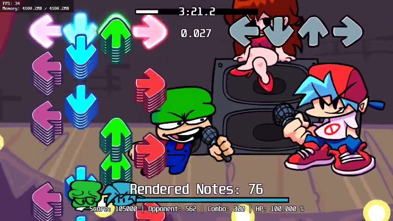 FNF - a fine spamtrack by NewFall - Bambi Spammy Fantrack