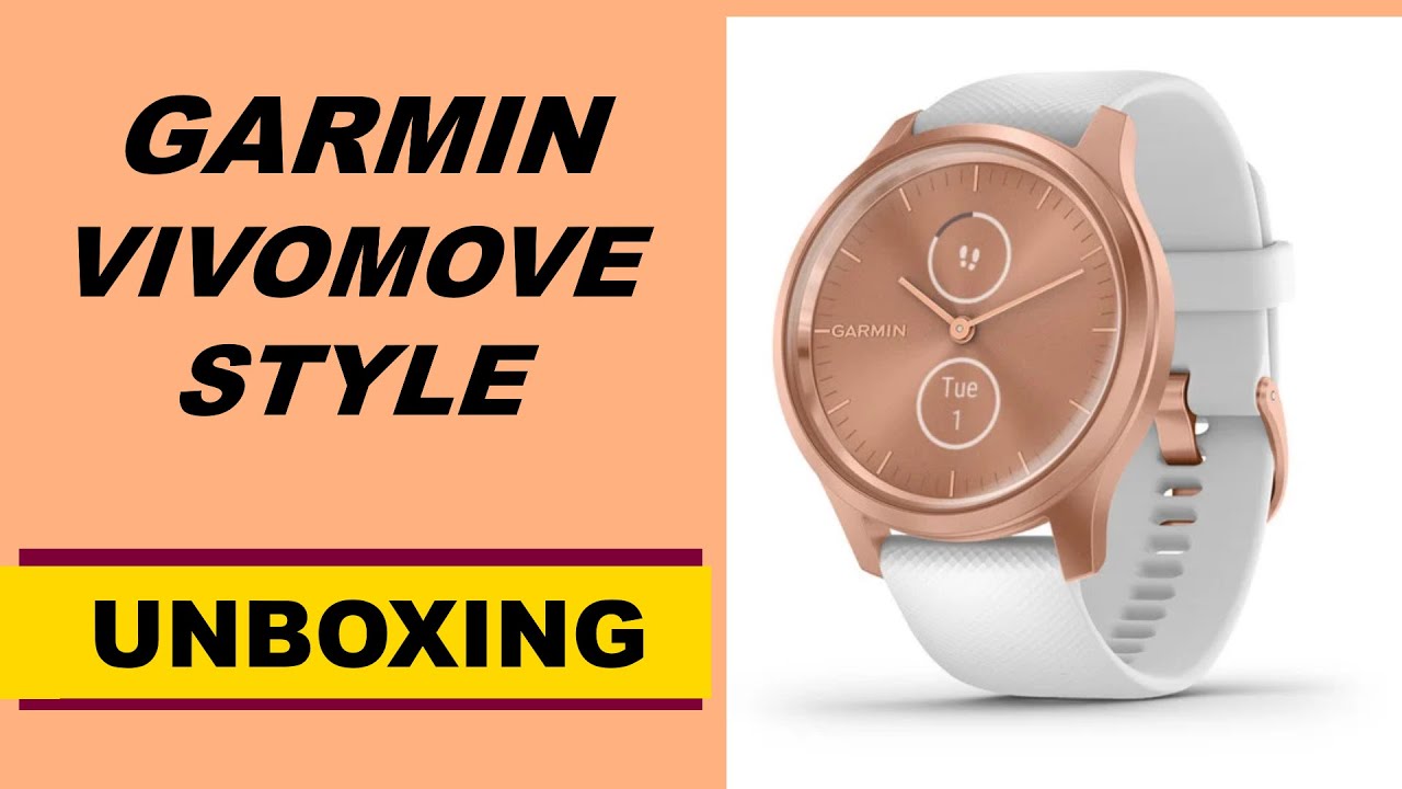 Garmin Vivomove Style Rose Gold Unboxing HD (010-02240-20)