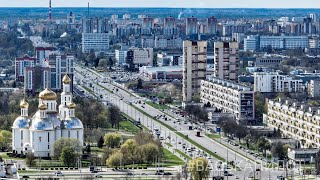 Большой весенний  полет  на восточной части Бреста .