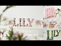 Shabby chic wooden letter DIY Shabby chic wooden letter DIY