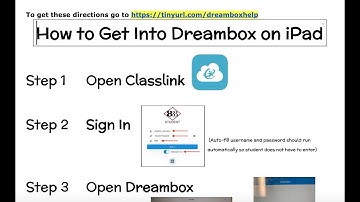 How To Get Into Dreambox on IPad