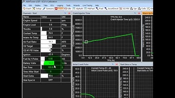 Radium EMS Tutorial: AEMTuner Start and Idle