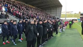 Remembrance Day 2018 tribute at the PTS Academy Stadium