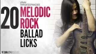 Melodic Rock Ballad Licks Vol.1 (Vinai Trinateepakdee) - Backing Track