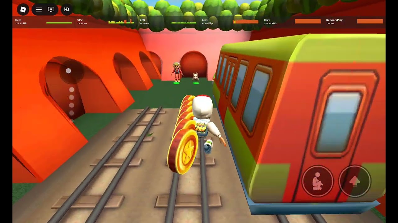 Subway surfer but roblox