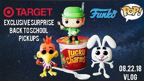 Target Exclusive TRIX LUCKY CHARMS COCOA PUFFS Funko Pop Tees Vlog