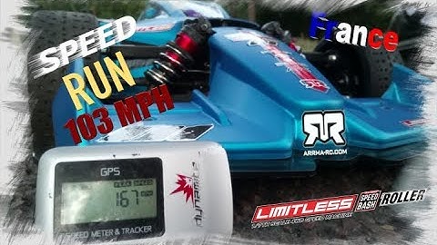 Arrma Limitless 167KM:H (103MPH) Speed Run 6s #arrma #arrmalimitless #limitlessspeedrun