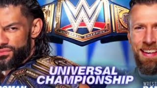 Roman Reigns vs Daniel Bryan full  new match/ Universal championship match on the line