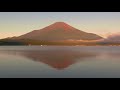 朝焼けに染まる富士山_Time lapse 山中湖畔