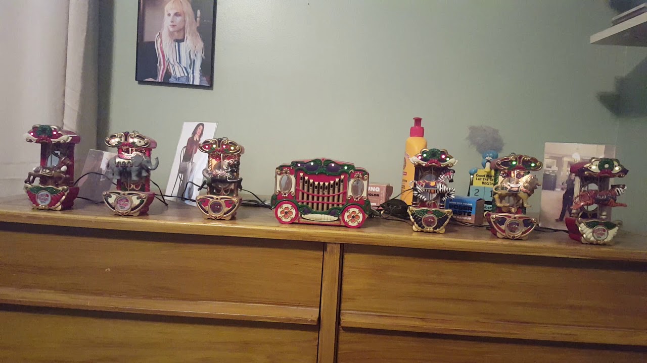 Mr. Christmas Holiday Carousel circa 1874