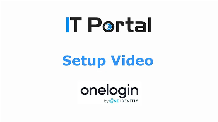 IT Portal - OneLogin SAML Setup