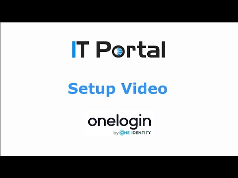 IT Portal - OneLogin SAML Setup