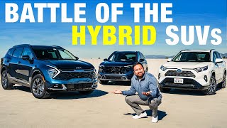 Honda CRV vs. Kia Sportage vs. Toyota RAV4 | Compact Hybrid SUV Comparison Test