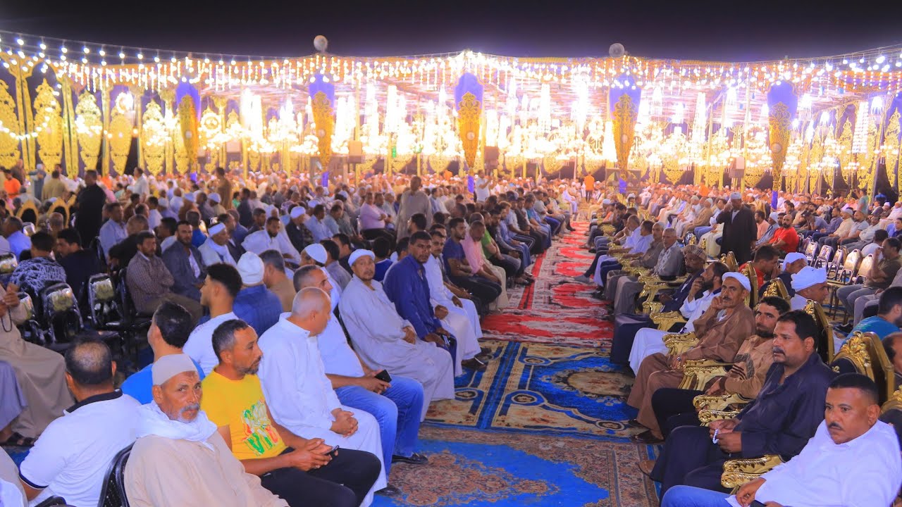 الشيخ أحمد عوض أبو فيوض ربع المغرب عزاء الحاج أمين قرموط - ذقلمة - الستاموني بلقاس 17-6-2025