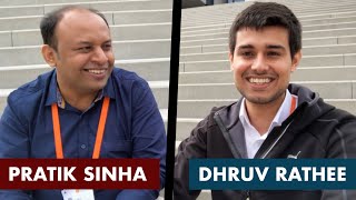 Alt News Founder Pratik Sinha with Dhruv Rathee | Casual Interview in Germany