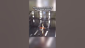 Thrust control test of the #L-Sam #missile #usa #war #army #military #science #video #views