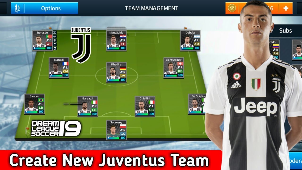 How To Create Juventus Team In Dream League Soccer 2019 