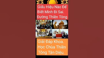 DẤU HIỆU NÀO ĐỂ BIẾT ĐI SAI ĐƯỜNG THIỀN TÔNG & GIẢI ĐÁP KHOA HỌC CHÙA THIỀN TÔNG TÂN DIỆU