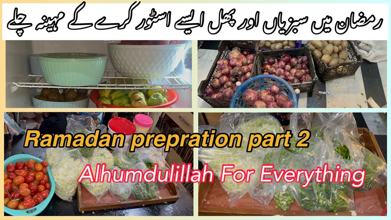 Ramadan Preparations 2026 🌙 || Ramadan vegetable grocery || Vegetable grocery part 2 