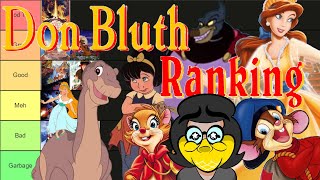 The Ranking of Don Bluth's Films