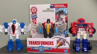 Transformers cyberworld starscream review. Full unboxing, demo, transformation & parents guide G1