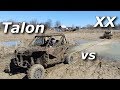 Honda Talon 1000R vs Wildcat XX chase, drag, and tug!
