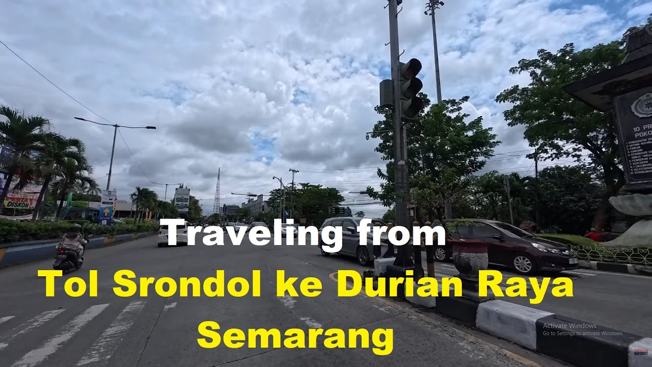 4K Drive: Perjalanan dari Tol Srondol ke Durian Raya – Tusam Raya, Semarang, Indonesia
