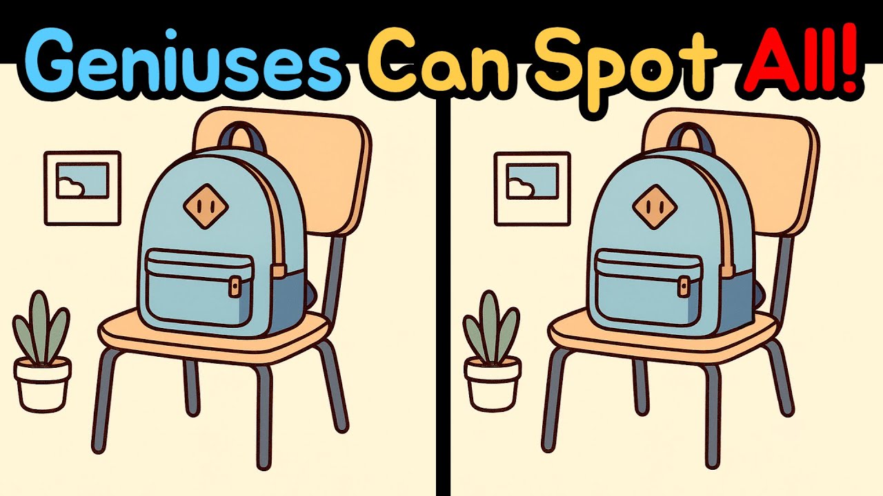 Spot The Difference: Only Geniuses Can Spot All the Differences! [Find The Difference!]