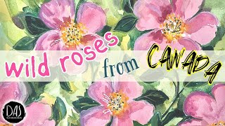 How to Paint Wild Roses in Watercolor  (PLUS my SECRET INGREDIENT for guaranteed SUCCESS!)
