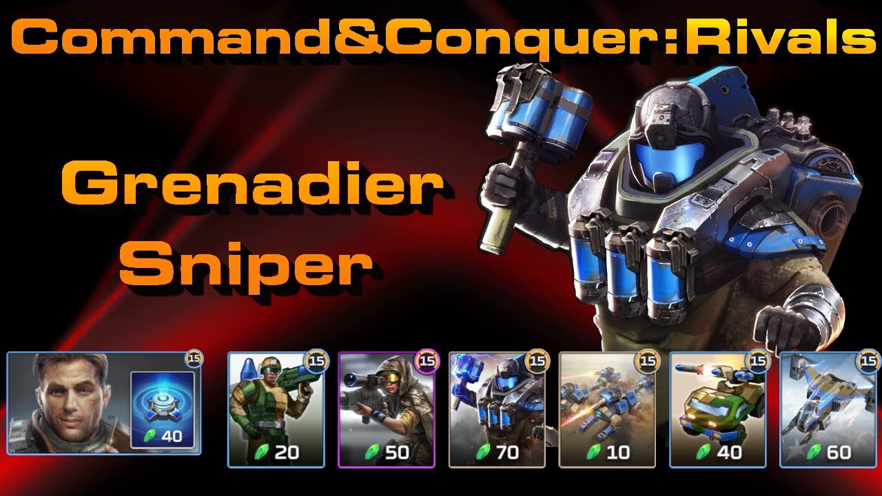 C&C Rivals: Sniper Grenadier New Patch!