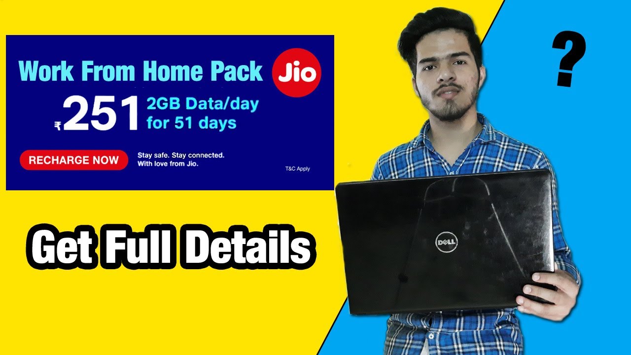 Jio Offers New Work From Home Recharge Plan | Get 2GB/Day In Rs.251 | Jio Recharge Kaise Kare ?