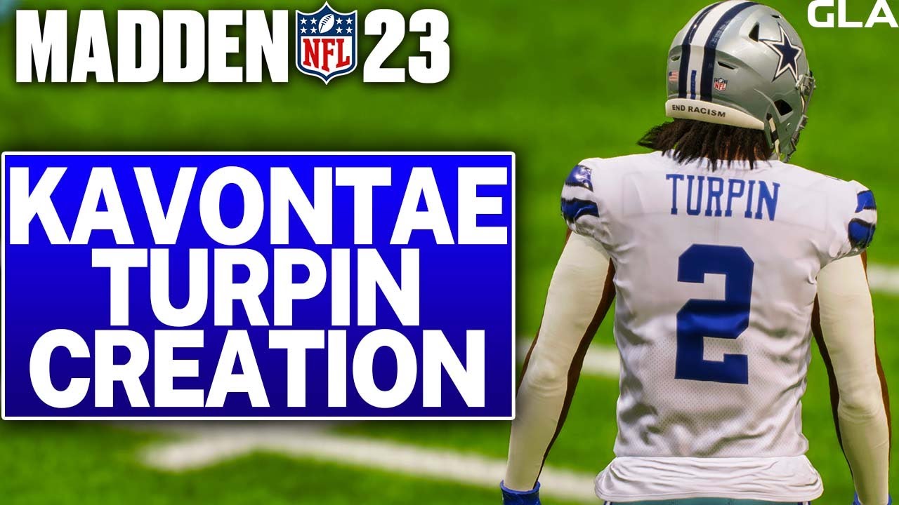 WR / KR KaVontae Turpin Creation Dallas Cowboys - Madden 23 PS5 Next Gen 