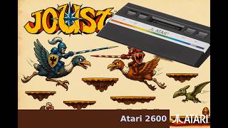 Playing Joust on Atari 2600 (Connected to a Modern 4K TV!) 🐦⚔️