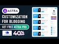 Astra Pro WordPress Theme Customization | Astra Pro Tutorial In Hindi | GET Astra Pro For FREE 2022