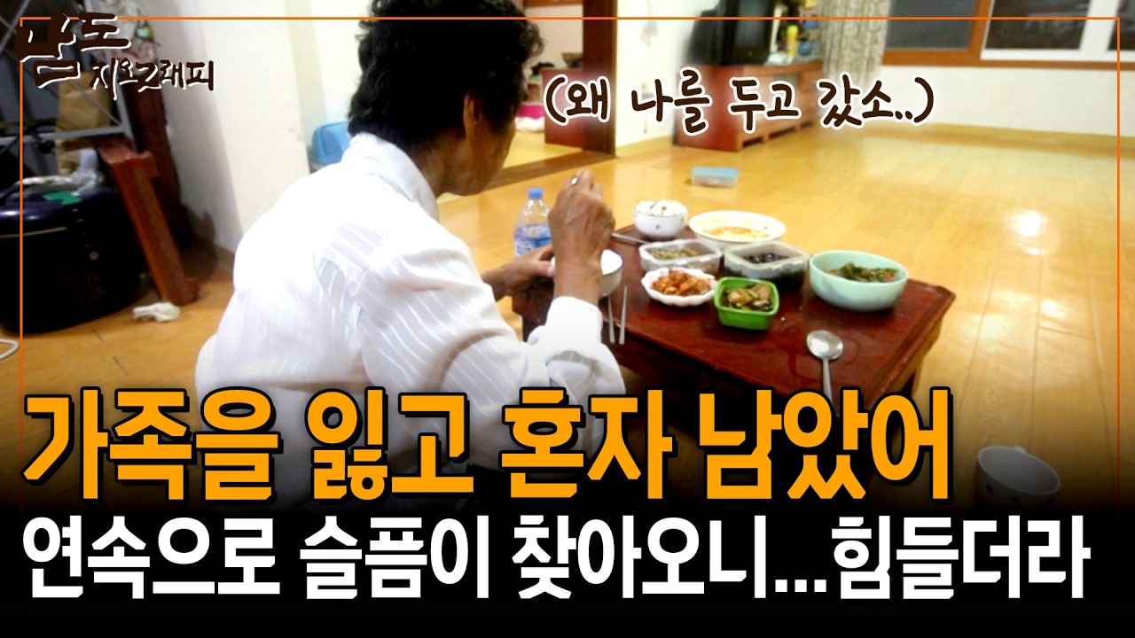 가족을 잃고 홀로 집에 남은 할머니. 매일 느껴지는 빈자리에 외로움에 밤을 지새운다.. [남도지오그래피] | KBS 150916
