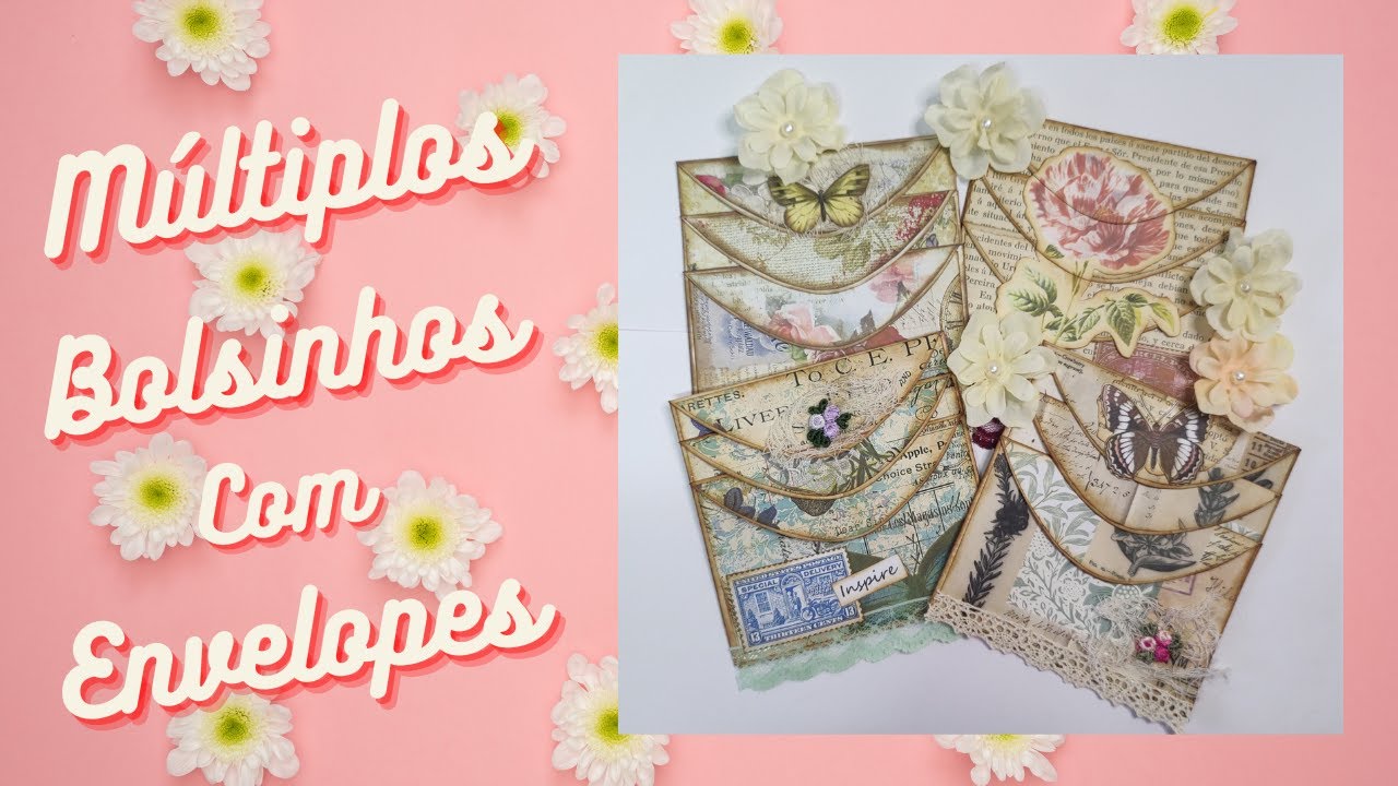 MÚLTIPLOS BOLSINHOS COM MINI ENVELOPES