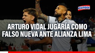 🔴🔵Alianza Lima vs. Colo Colo: Arturo Vidal jugaría como falso nueve en la Copa Libertadores